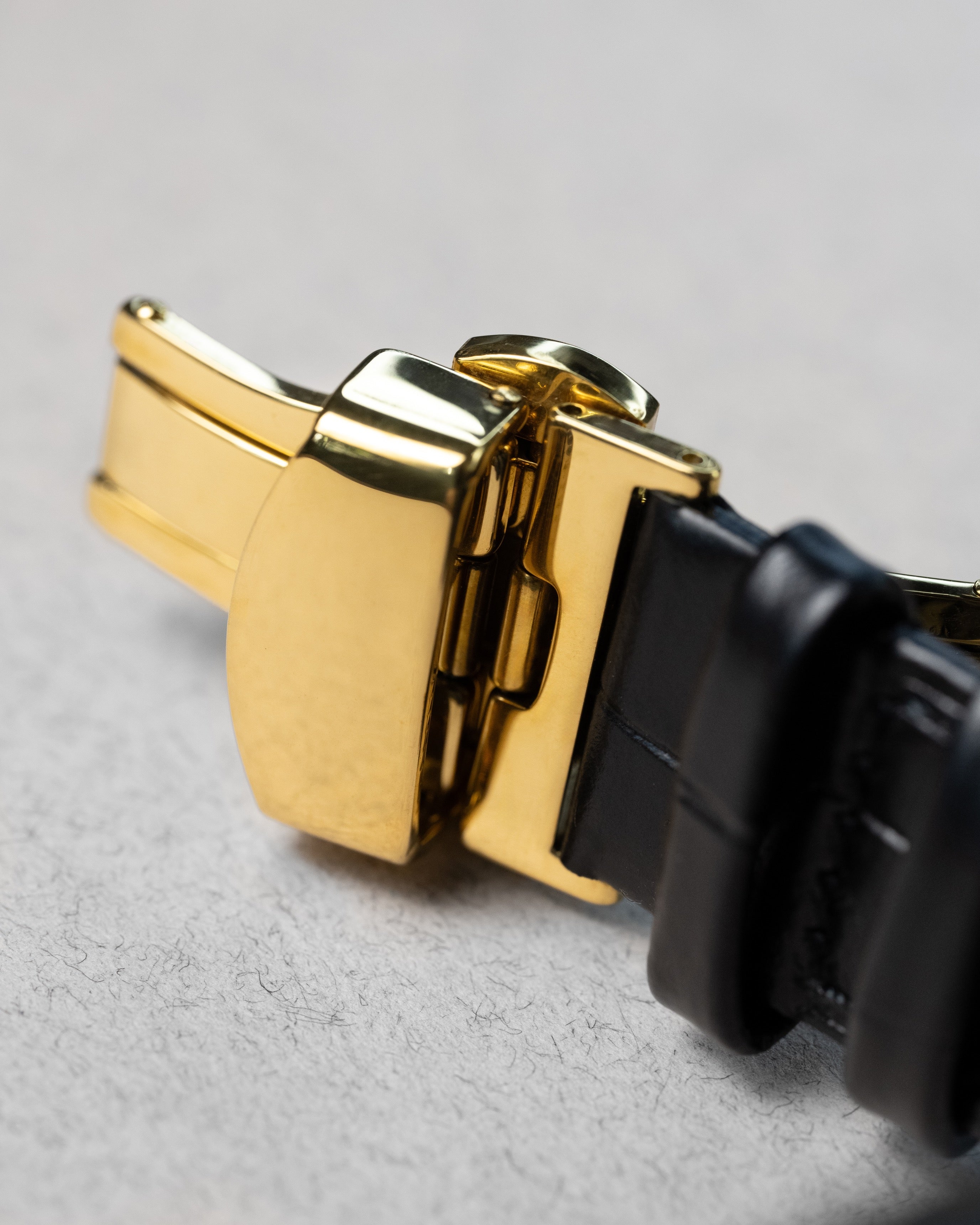 Custom Datejust Seiko – Mod Full Gold Dial Roman Numerals With Embossed Alligator Crocodile Leather Strap6