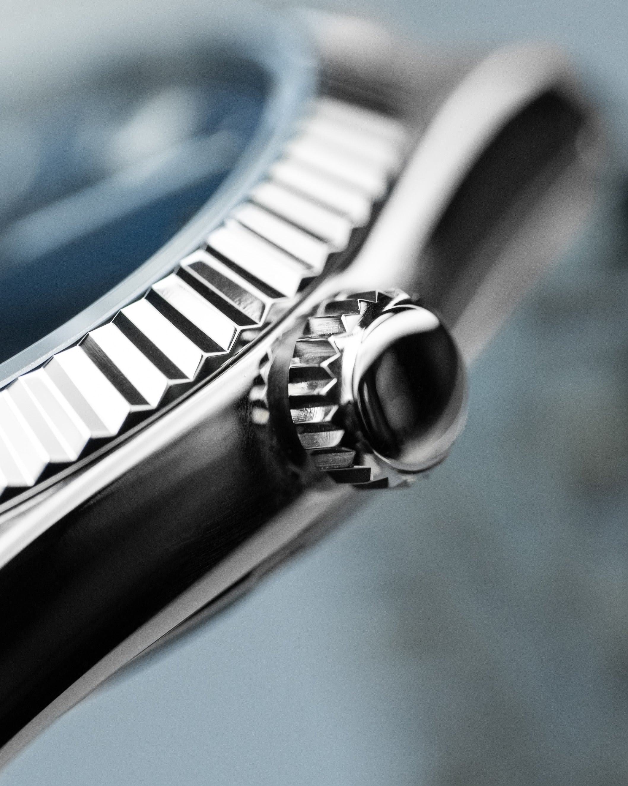 Custom Seiko Datejust – Mod With Ice Blue Roman Numeral Dial Fluted Bezel Jubilee Bracelet And Automatic Movement