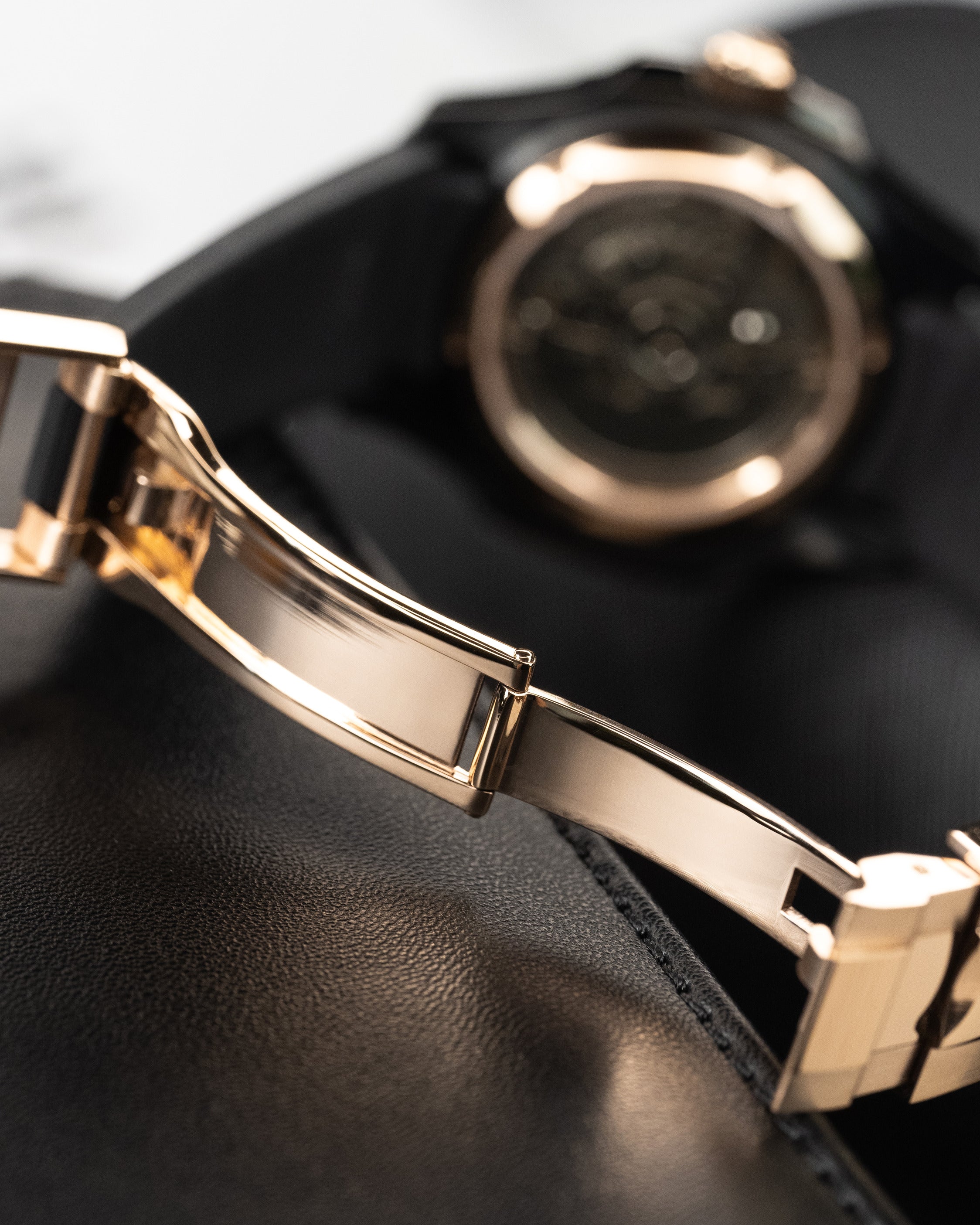 Custom Seiko Meteor – Master Limited Edition Mod With Meteorite Dial Rose Gold Bezel Black Case Rose Gold Crown Black Rubber Strap Rose Gold Clasp10