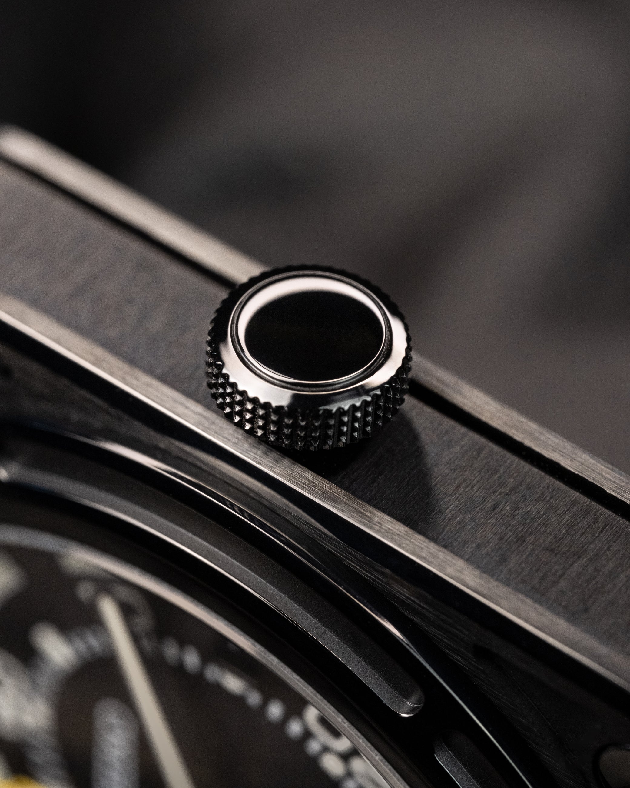 Custom Seiko Mod – Bell & Ross Homage With Black Square Diver Case Black Poker Dial Yellow Minute Track Chapter Ring Yellow Seconds Hand Black Rubber Strap