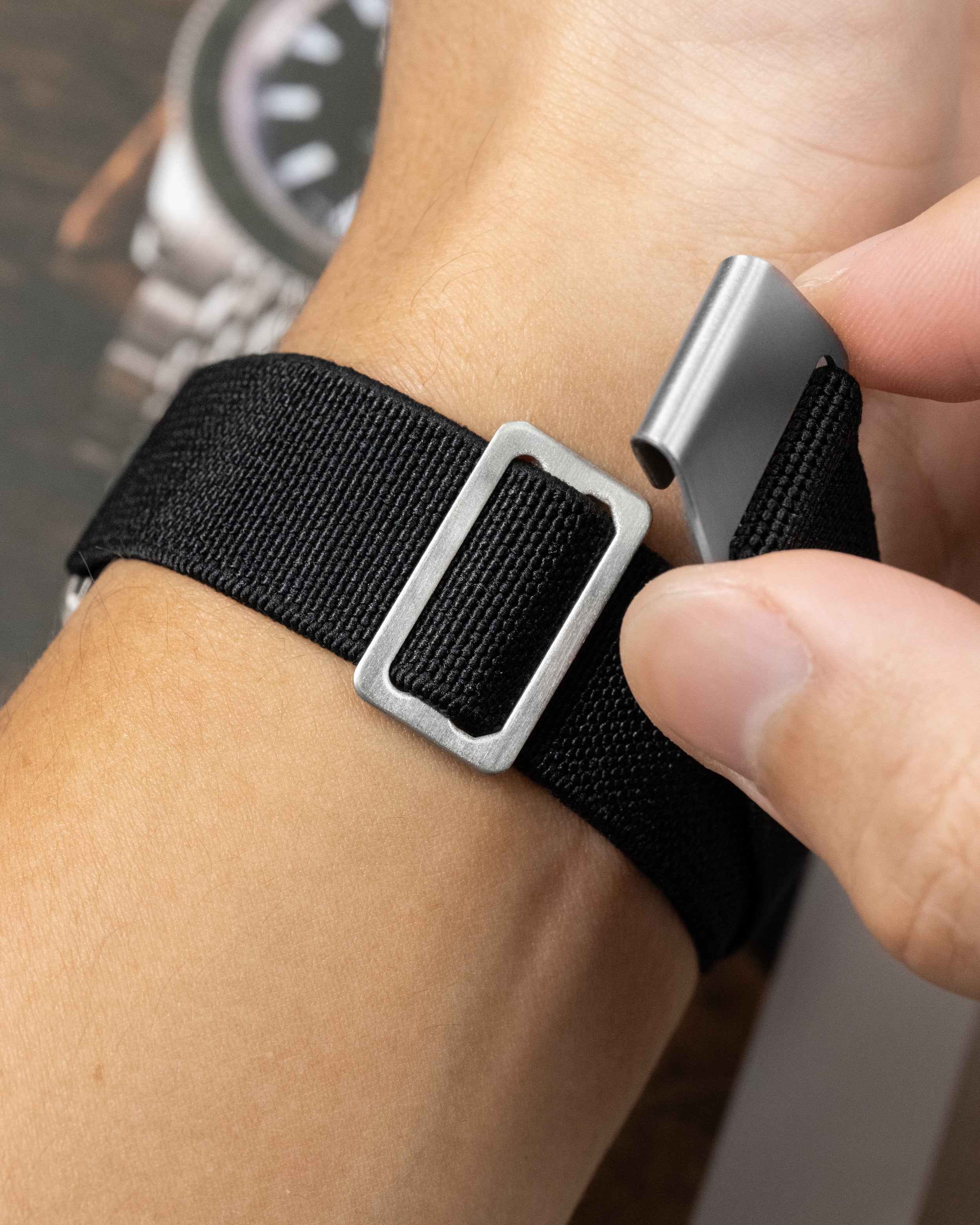 Custom Seiko Mod – Birch Dial Black Bay 58 Case Parachute Strap