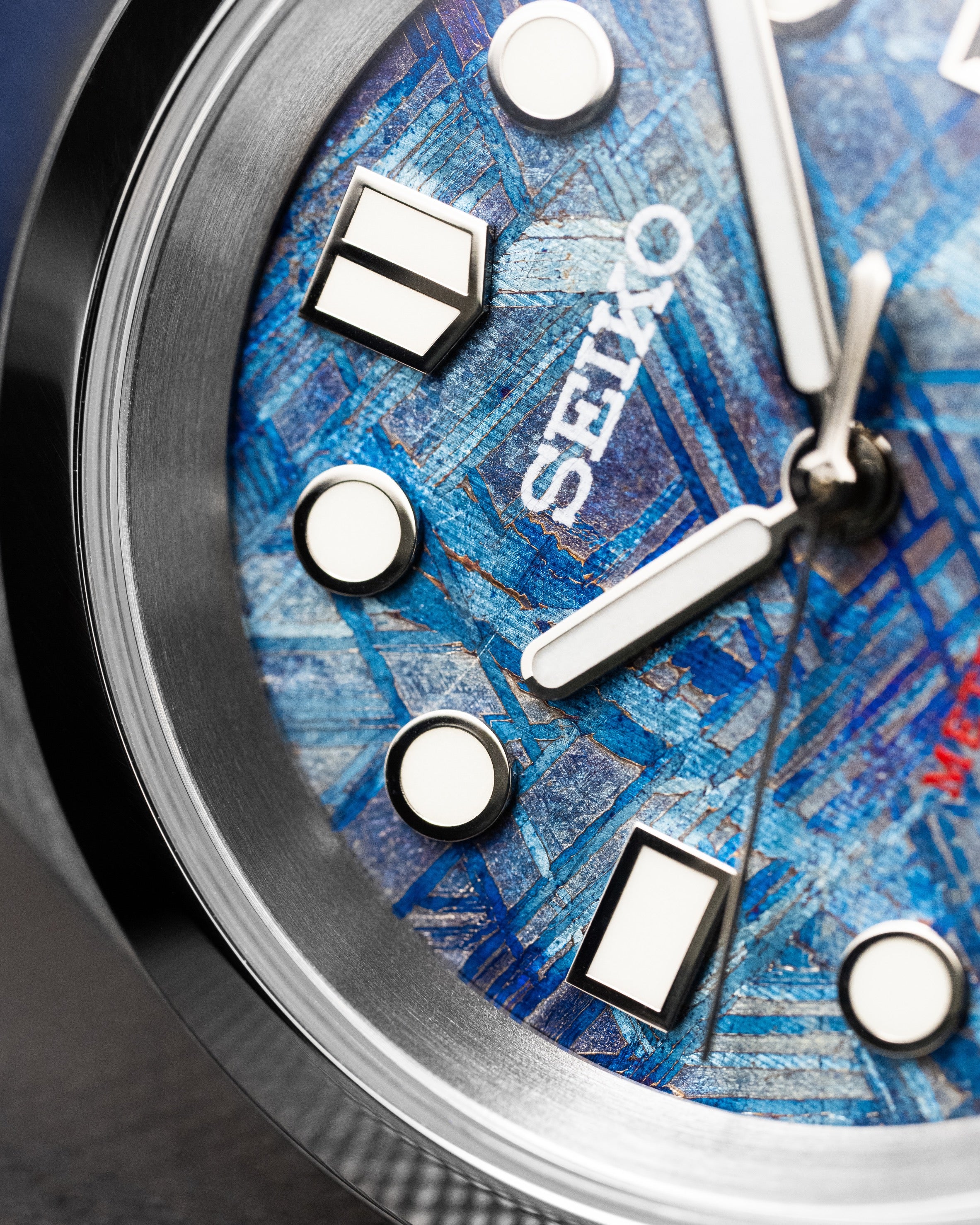 Custom Seiko Mod – Blue Meteor Rubber Strap11