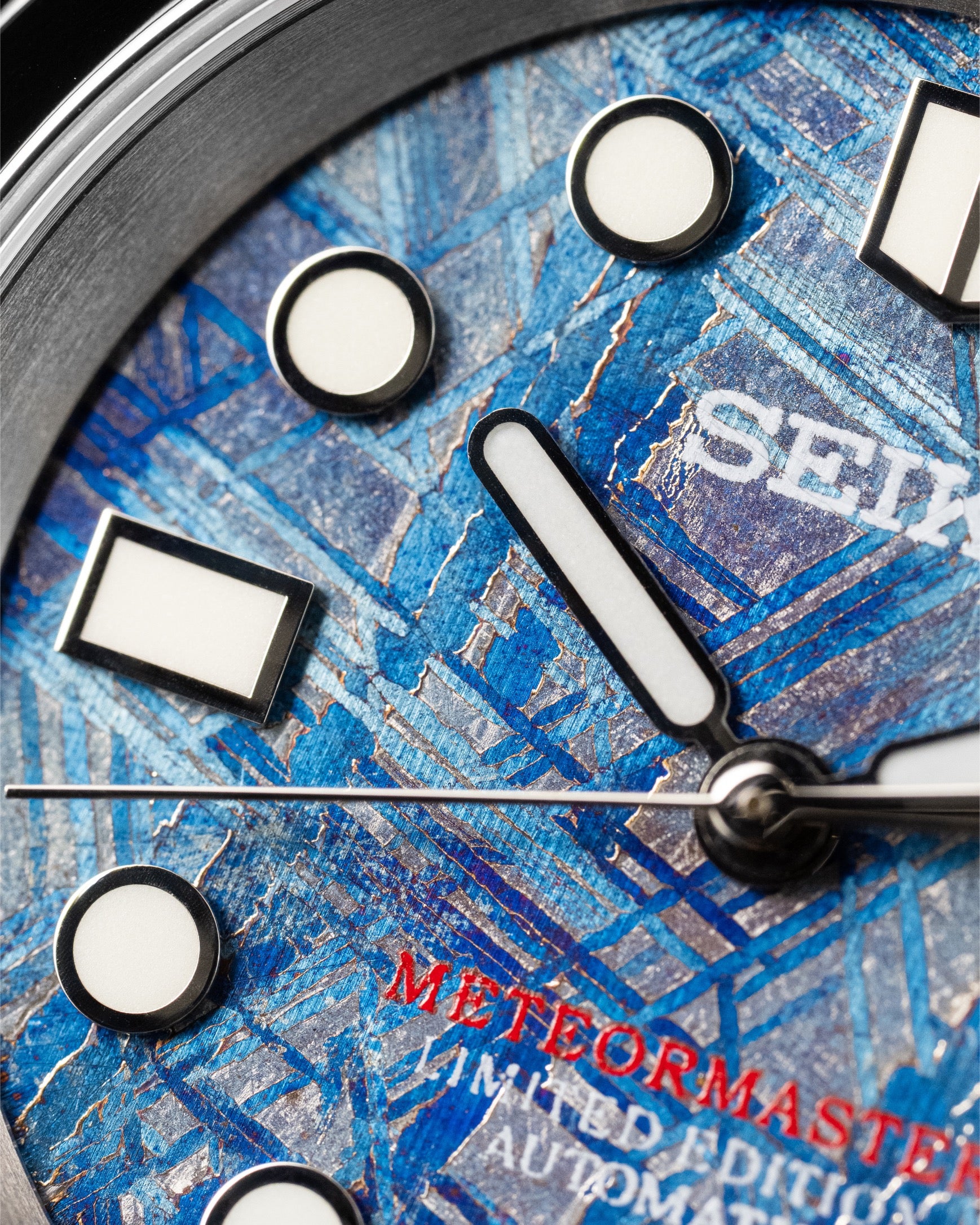 Custom Seiko Mod – Blue Meteor Rubber Strap8