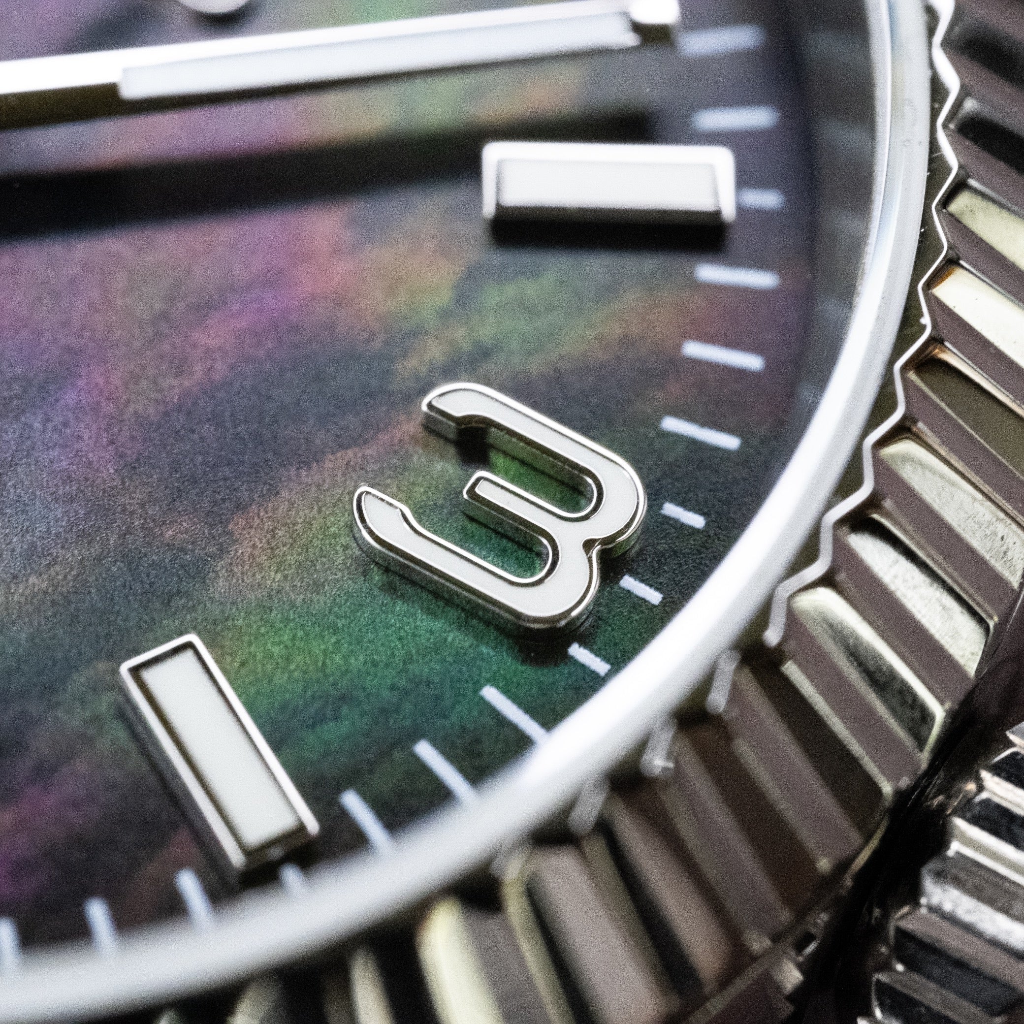 Custom Seiko Mod – Datejust Black Dial Mother Of Pearl6