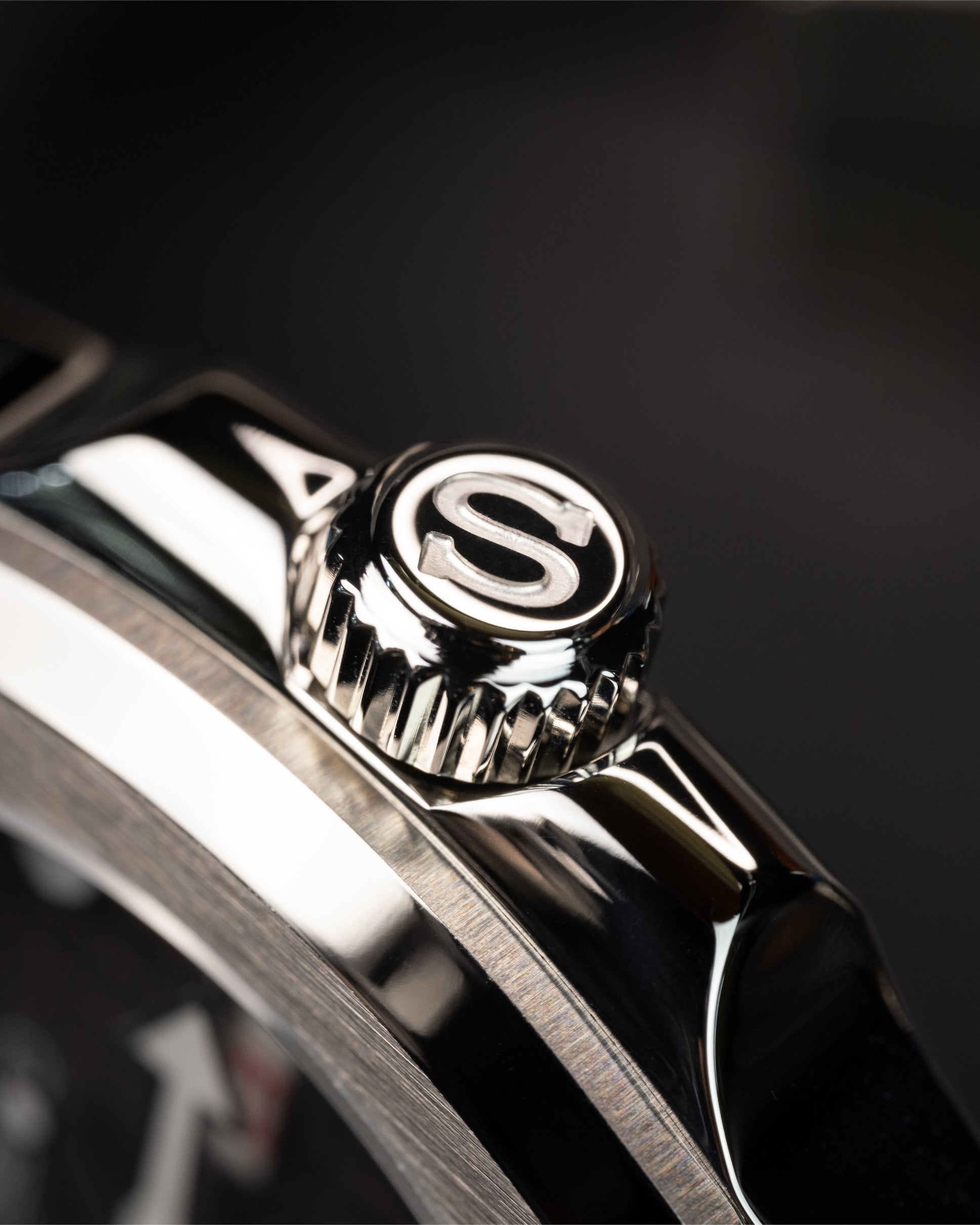 Custom Seiko Mod – Nautilus Case Grey Waffle Dial Orange Details Stainless Steel Strap9