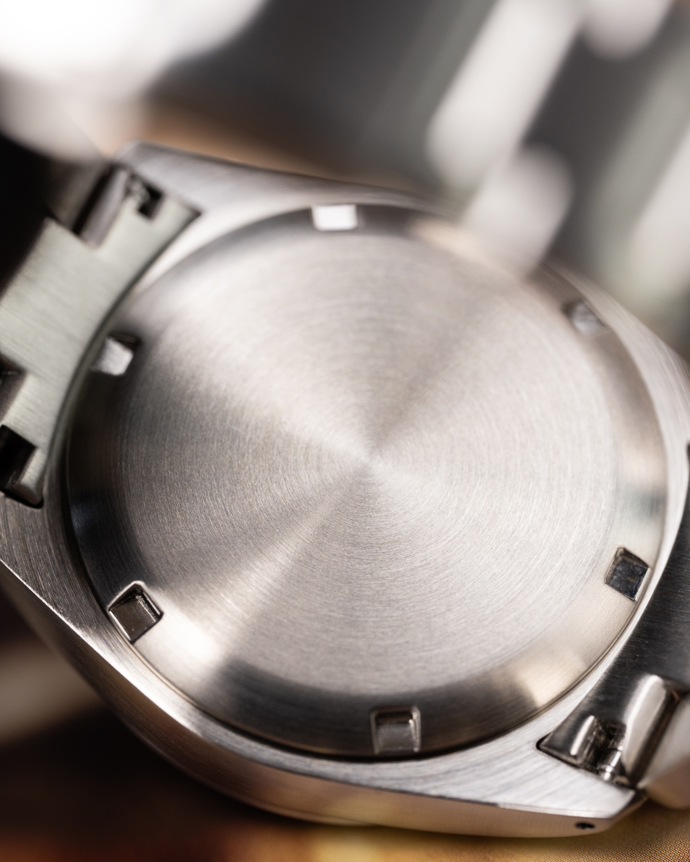 Custom Seiko Watch – Mod With Blue Mother Of Pearl Explorer Dial 36mm