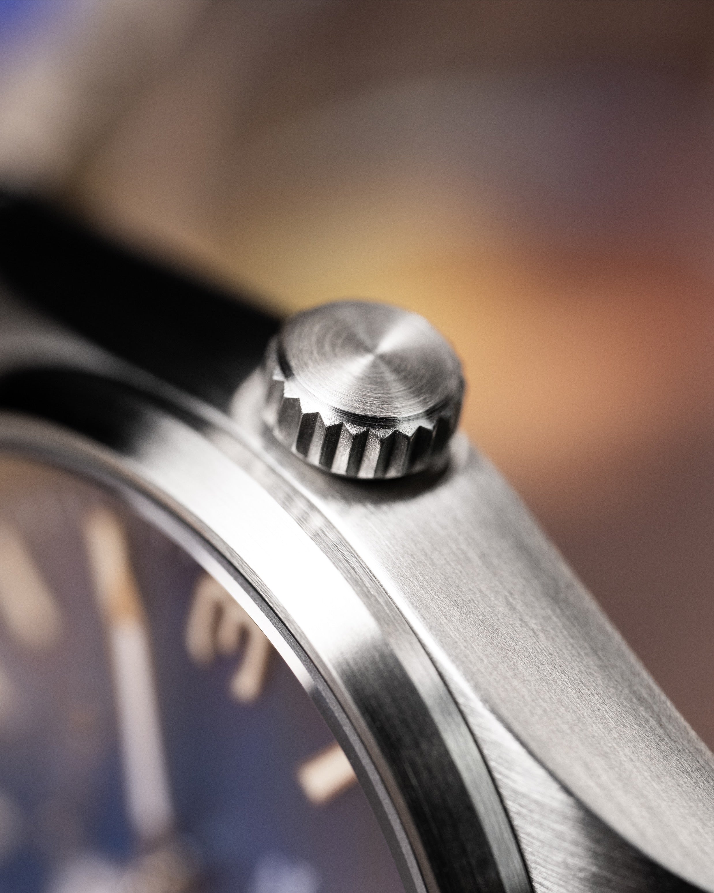 Custom Seiko Watch – Mod With Blue Mother Of Pearl Explorer Dial 36mm