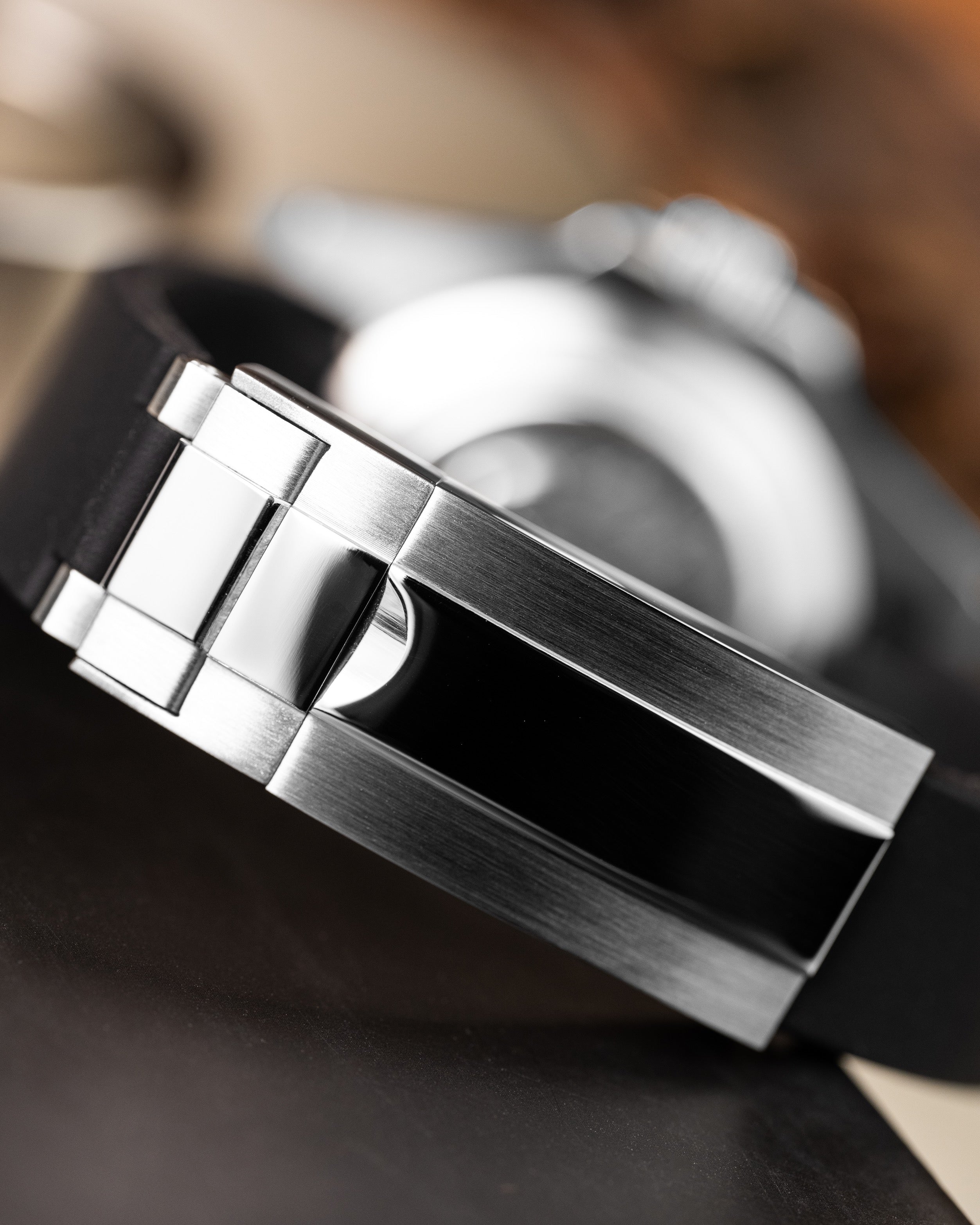Seiko Submariner Homage – Mod Black Dial Dive Watch With Cyclops Date Rubber Strap3
