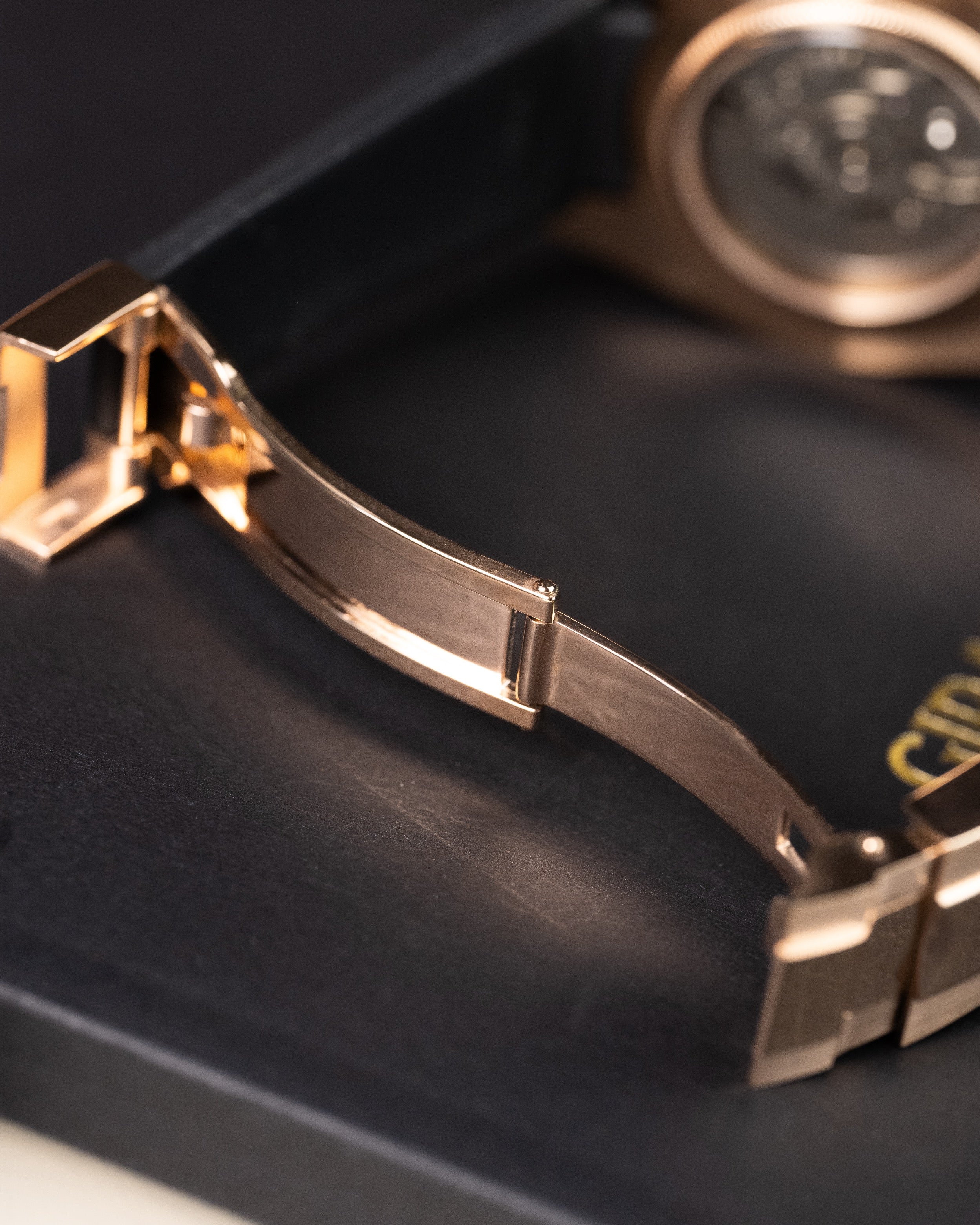 Custom Seiko Rose Gold Yacht Master Homage Mod – Black Dial Dive Watch With Cyclops Date